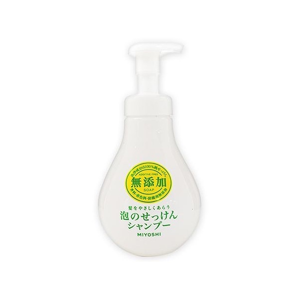 日本 MIYOSHI 無添加泡沫洗髮精(500ml)【小三美日】