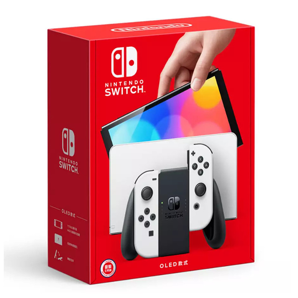 【NS】Nintendo Switch OLED (黑色主機/白色手把)(亞版)