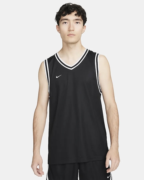 NIKE AS M NK DF DNA JERSEY 黑色 籃球背心 運動 男 透氣 排汗 FQ3708-010