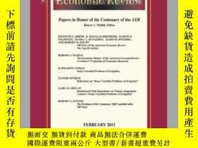 二手書博民逛書店The罕見American Economic Review(AE