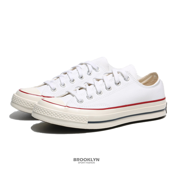 CONVERSE 帆布鞋 CHUCK TAYLOR 1970 70S 白 低筒 男女 (布魯克林) 162065C