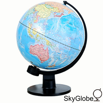 【SkyGlobe】12吋塑膠底座地球儀-大件商品請選宅配運送