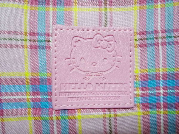 【震撼精品百貨】Hello Kitty 凱蒂貓~KITTY可收納環保手提袋『35周年蘇格蘭格紋』 product thumbnail 2