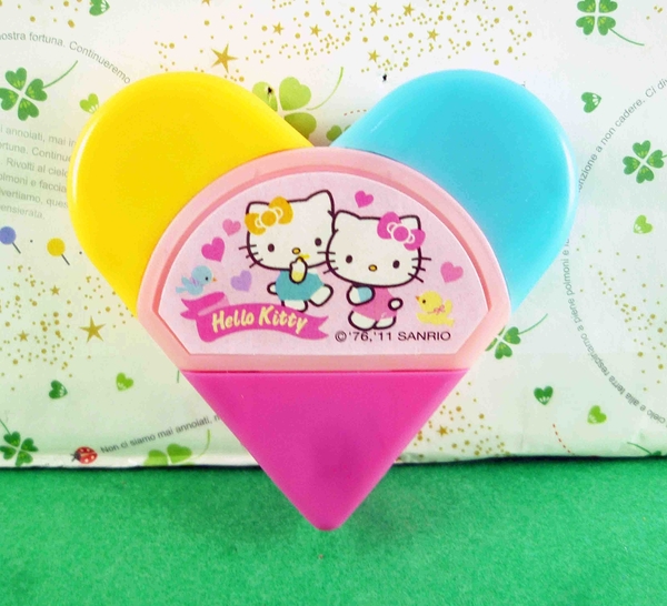 【震撼精品百貨】Hello Kitty 凱蒂貓~KITTY滾輪印章-愛心