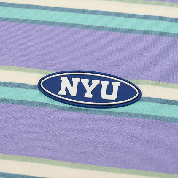 NCAA 短袖 紐約大學 條紋 上衣 淺紫 藍綠 短T (布魯克林) 7225100291 product thumbnail 5