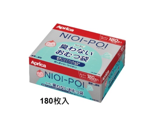 Aprica 愛普力卡NIOI-POI強力除臭抗菌尿布處理袋(180枚入)【六甲媽咪