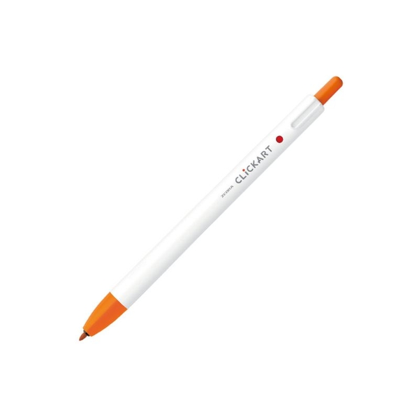 斑馬ZEBRA 按鍵式彩色筆(WYSS22) 標準色系-橘
