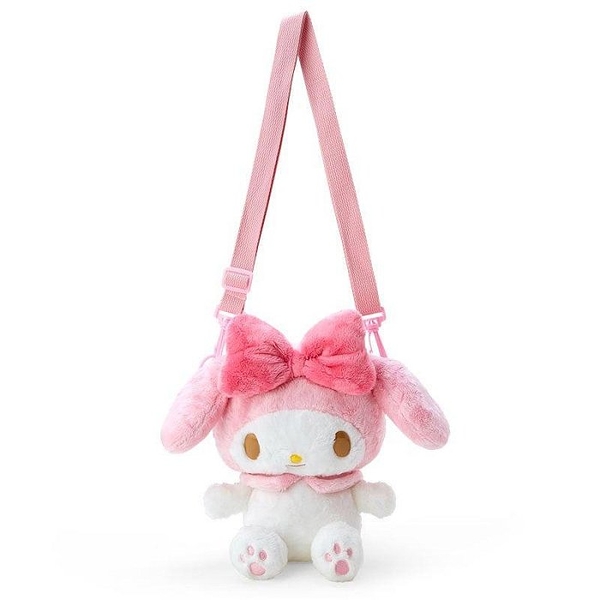 【震撼精品百貨】My Melody_美樂蒂~日本SANRIO三麗鷗 美樂蒂絨毛玩偶斜背包-經典款*33545