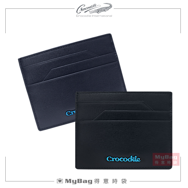 Crocodile 鱷魚 卡夾 名片夾 Oxford 牛津系列 6卡 真皮 薄型 牛皮 皮夾 0103-11108 得意時袋