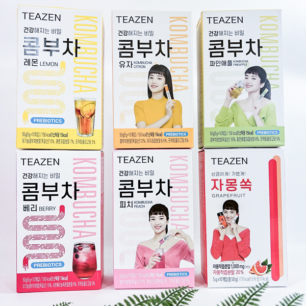 韓國 TEAZEN小肚肚康普茶酵素飲 10入組 /盒
