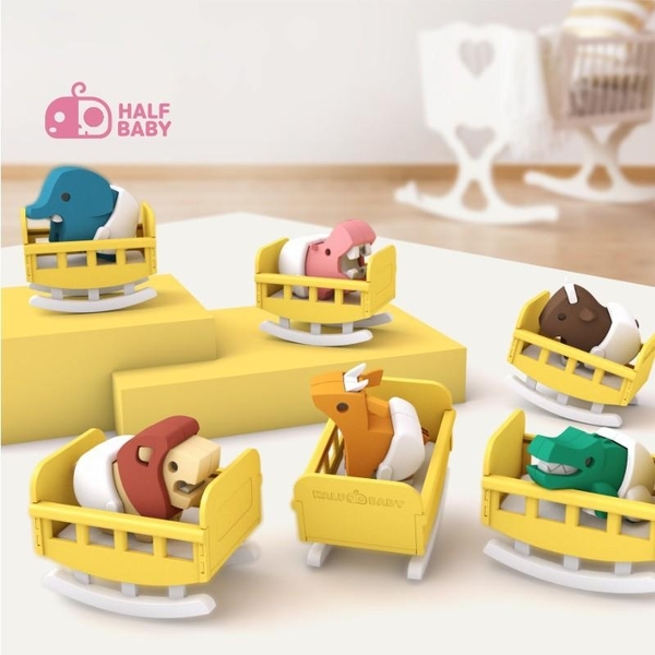 【HALFTOYS 哈福玩具】3D - 動物寶寶 Animal Baby 全套六入組