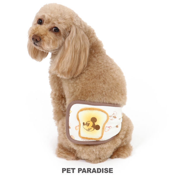 【PET PARADISE 寵物精品】DISNEY 2022新款●米奇吐司滿版禮貌帶(4S/3S/SS/S) 寵物禮貌帶