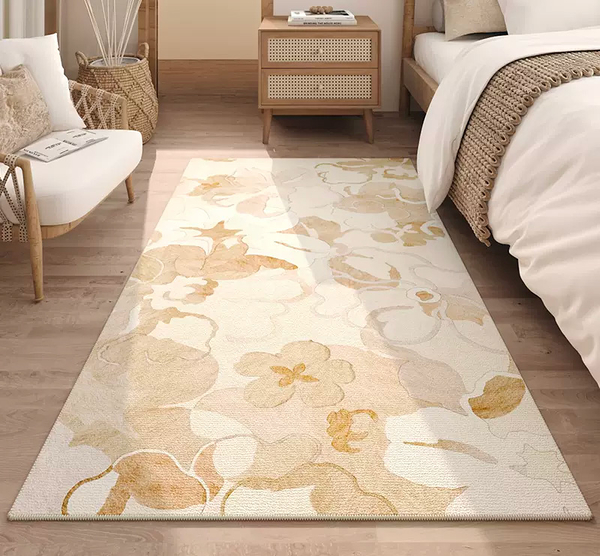 現貨－簡約高級感絨面輕奢地毯20 (60*160cm) 臥室床邊地毯