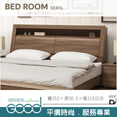 《固的家具GOOD》032-04-AN 曼哈頓5尺雙人床頭箱【雙北市含搬運組裝】