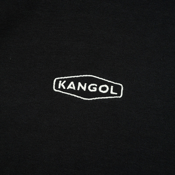 KANGOL 帽T 黑色 後背大LOGO 長袖 上衣 中性 男女 6255105220 product thumbnail 4