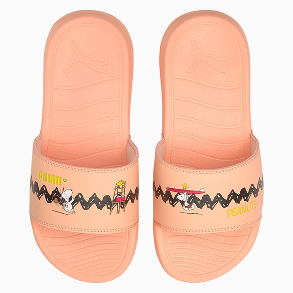 PUMA x PEANUTS Popcat 20 童鞋 大童 拖鞋 休閒 史努比 聯名 輕量 粉【運動世界】37582502 product thumbnail 4