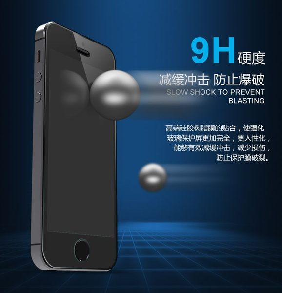 買一送一【9H 奈米鋼化玻璃膜、保護貼】iPhone5、iPhone5S、iPhone5C、iPhone4、iPhone4S【盒裝公司貨】