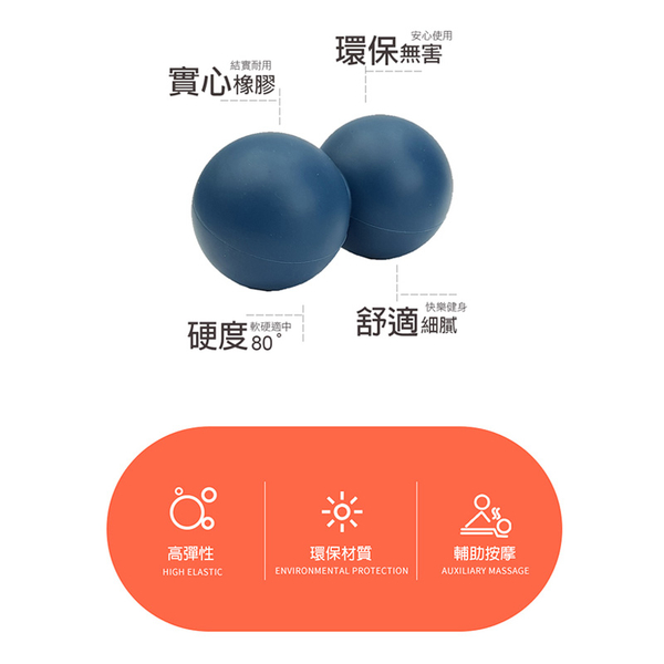 成功牌筋膜放鬆花生球(按摩球/肌肉放鬆/舒筋滾球/紓壓硬球) product thumbnail 4