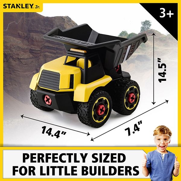 美國 STANLEY Jr. 組裝工程車-砂石車|聖誕禮物 product thumbnail 2