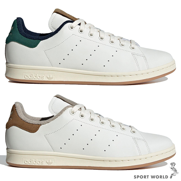 Adidas 男鞋 女鞋 休閒鞋 皮革 STAN SMITH 白綠/白咖【運動世界】ID2030/ID2031