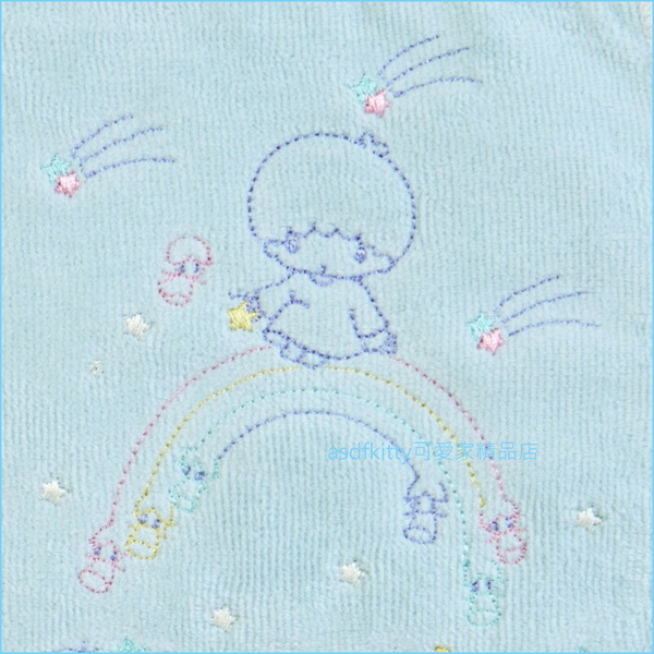 asdfkitty*雙子星藍色彩虹小方巾/手帕-100%純棉-25*25公分-日本正版商品 product thumbnail 5