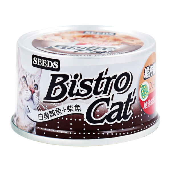 『寵喵樂旗艦店』[24罐/箱] SEED特級銀貓Bistro Cat機能貓罐組 9種口味/80g/罐 product thumbnail 4