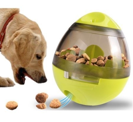 【培菓幸福寵物專營店】亞馬遜爆款狗狗蛋型益智趣味不倒翁漏食球 寵物玩具