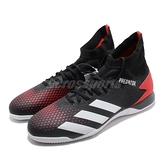 adidas 足球鞋 Predator 20.3 IN 黑 紅 男鞋 運動鞋 【ACS】 EF2209