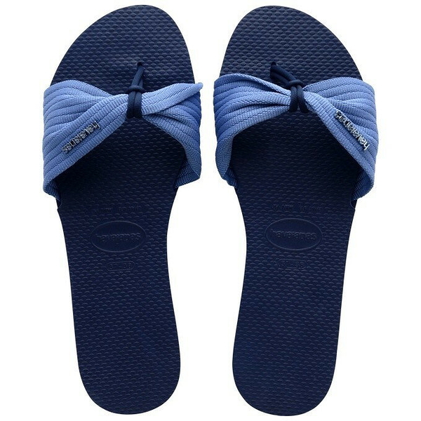 havaianas 哈瓦士 巴西人字拖 女款 You St Tropez Basic 藍 涼鞋 拖鞋 夾腳拖 海灘鞋【南風百貨】