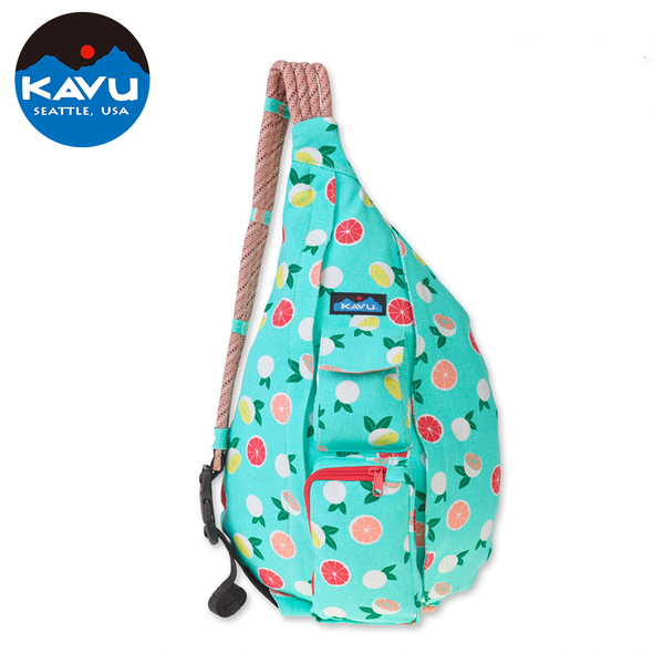 【西雅圖 KAVU】Rope Bag 休閒肩背包 柑橘樹叢 #923