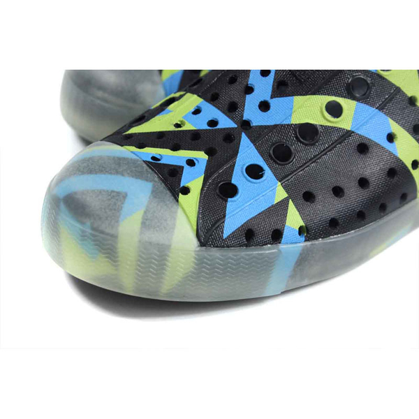 native 懶人鞋 洞洞鞋 黑/藍綠 小童 童鞋 15100103-8916 no099 product thumbnail 5