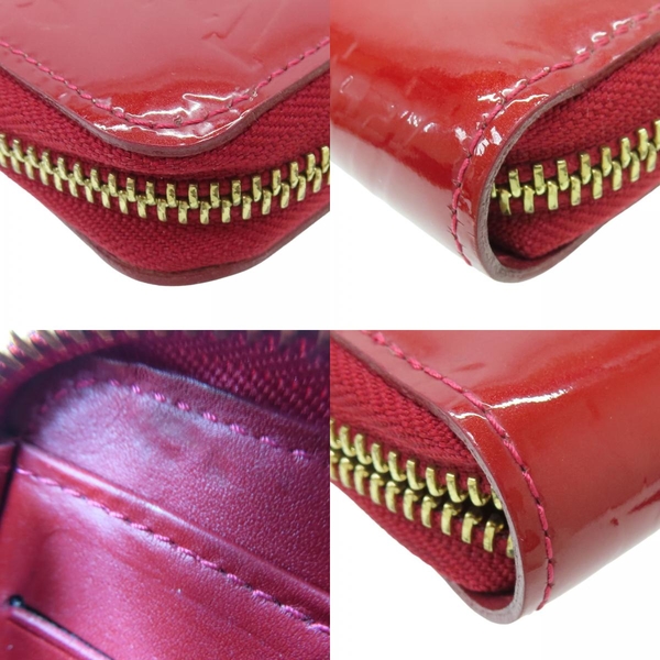 【二手名牌BRAND OFF】LOUIS VUITTON LV 路易威登 紅色 漆皮皮革 Zippy Wallet 拉鍊長夾 M91981 product thumbnail 8