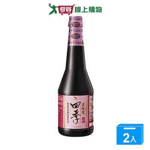 統一 四季高純釀釀造醬油(870ML)【兩入組】【愛買】