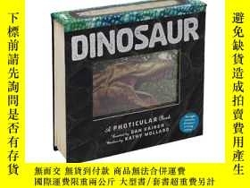 二手書博民逛書店恐龍罕見3D立體動畫書 英文原版 Dinosaur: A Pho
