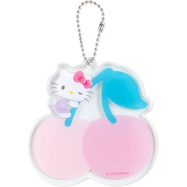 【震撼精品百貨】Hello Kitty 凱蒂貓~日本SANRIO三麗鷗 KITTY兒童透明斜背包附方巾貼紙*07194 product thumbnail 5