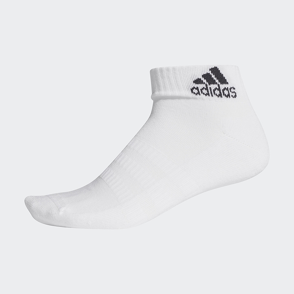 Adidas CUSH ANK 襪子 腳踝襪 腳掌加厚 慢跑 休閒 5入組合 白【運動世界】DZ9367