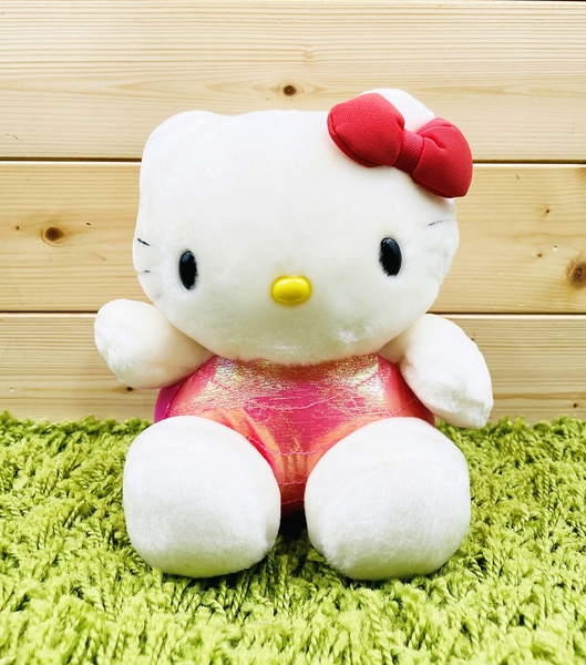 【震撼精品百貨】hello kitty 凱蒂貓~日本sanrio三麗鷗 kitty絨毛娃娃-粉恐龍*32566