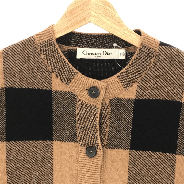 【二手名牌BRAND OFF】Dior 迪奧 米色 喀什米爾 對襟毛衣 product thumbnail 3