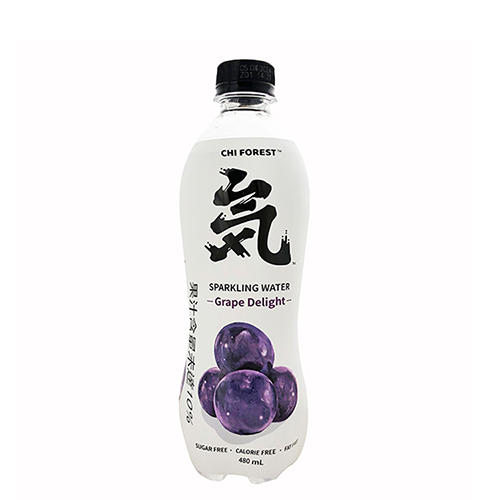 元氣森林葡萄風味氣泡水480ML【愛買】 product thumbnail 2