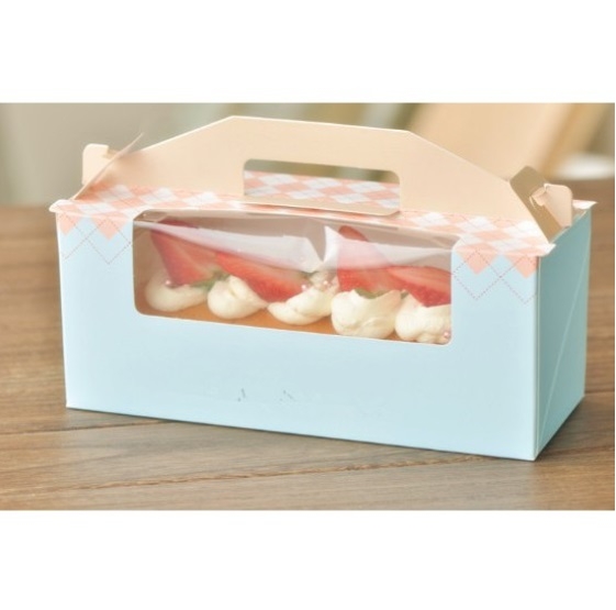 多款開窗瑞士捲盒 奶凍捲盒 點心盒 慕斯起司蛋糕盒【C096】蛋糕捲盒 手提蛋糕卷包装盒