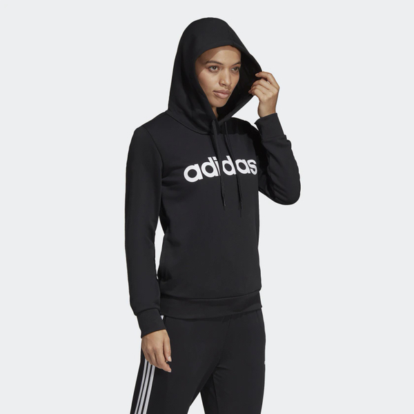 Adidas 女裝 長袖上衣 連帽上衣 帽T 黑【運動世界】DP2403 product thumbnail 5