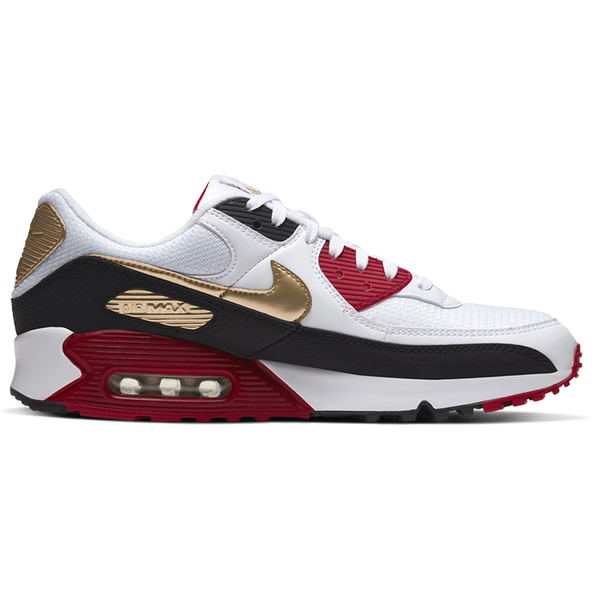 Nike Air Max 90 CNY 男鞋 慢跑 休閒 新年 氣墊 白 紅 金【運動世界】CU3005-171 product thumbnail 3