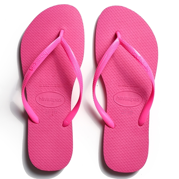 HAVAIANAS 哈瓦仕 人字拖 SLIM 桃粉 拖鞋 女 (布魯克林) 40000305784W