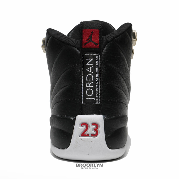 NIKE 籃球鞋 JORDAN 12 GS PLAYOFF 季後賽 黑白 大童鞋 女 (布魯克林) 153265-006 product thumbnail 5