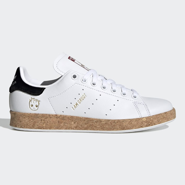 【出清】Adidas Marvel Stan Smith 女休閒鞋 星際異攻隊 格魯特 聯名 軟木塞 白【運動世界】GZ5989 product thumbnail 2