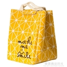 手提包拎飯盒包袋保溫帆布便當包大號碼學生午餐盒包防水
