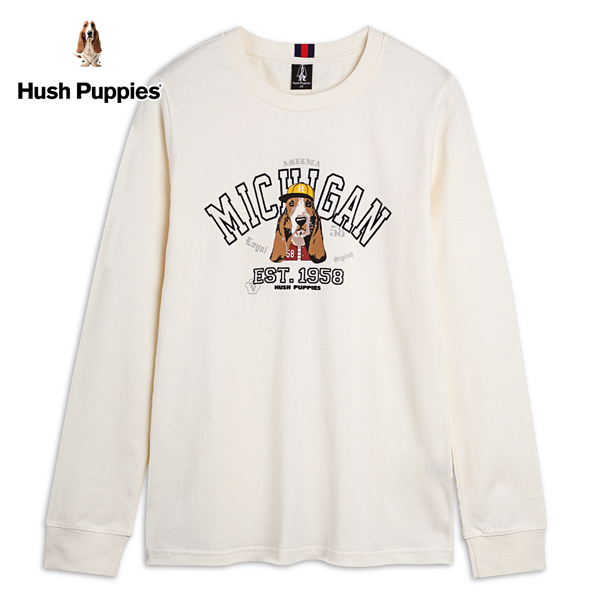 Hush Puppies T恤 女裝密西根植絨棒球帽狗長袖T恤 product thumbnail 2