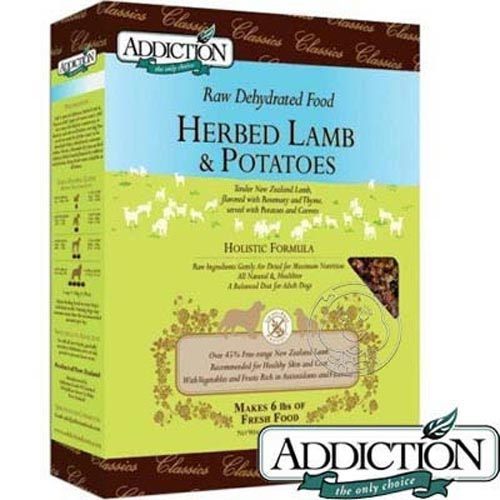 【培菓幸福寵物專營店】紐西蘭Addiction《羊肉馬鈴薯》脫水乾糧-8lbs 送牛肋排10克