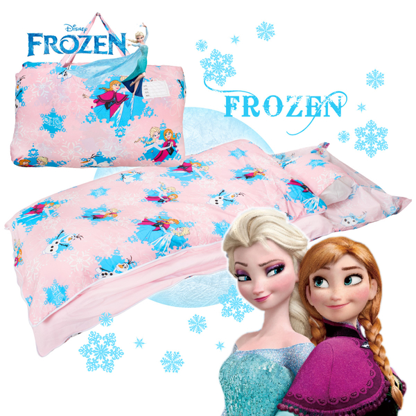 冰雪奇緣 夢幻魔法 粉 兒童睡袋 標準 台灣製 超取限一顆 伊尚厚生活美學