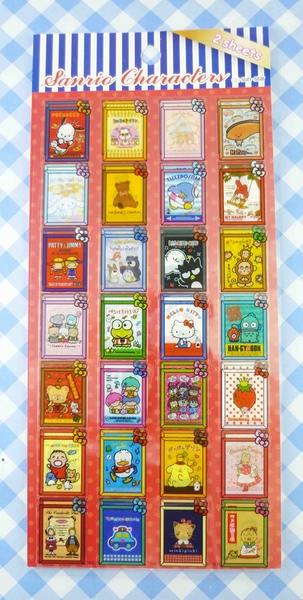 【震撼精品百貨】Hello Kitty 凱蒂貓~KITTY貼紙-紅相框